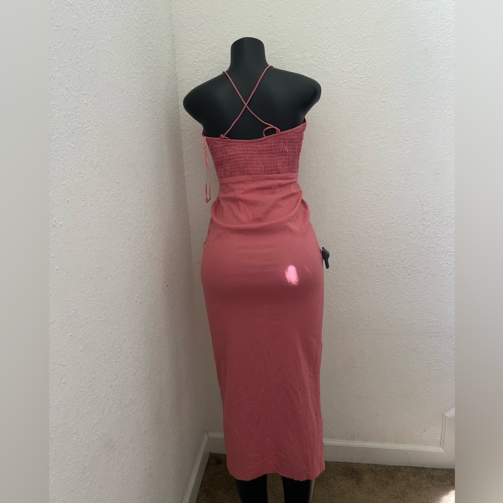 Zara Solid Long Dress